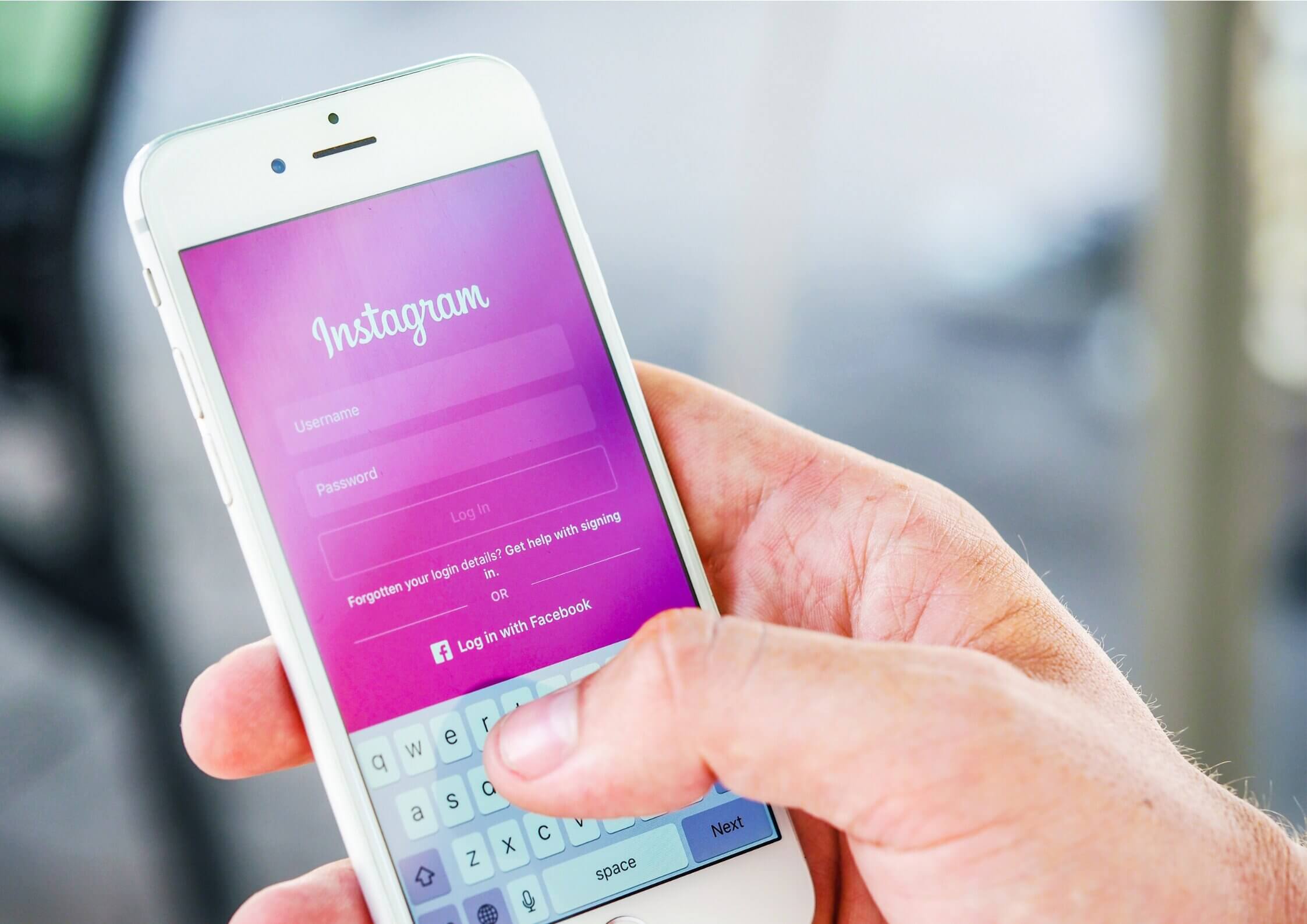 Image showing login interface of Instagram